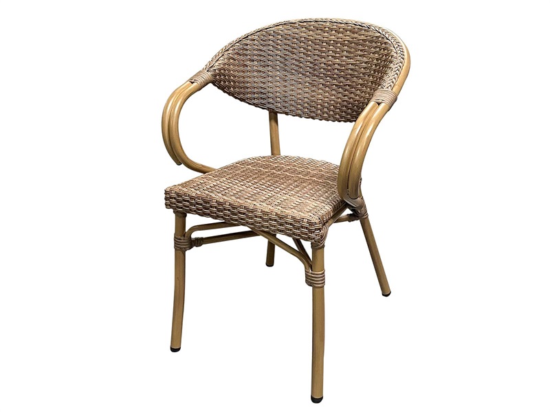 House of Sander Paris stol m. armlæn, beige